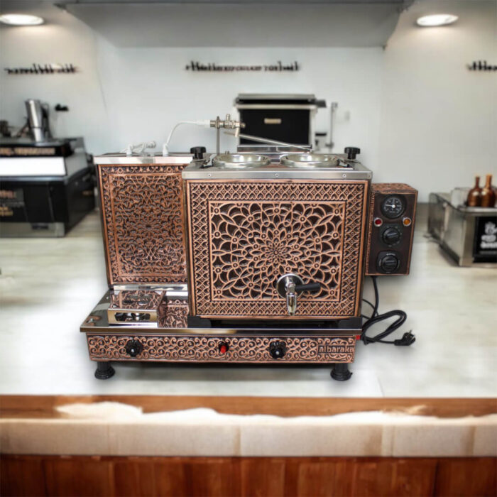 2 demlikli full otomatik çay kazanı