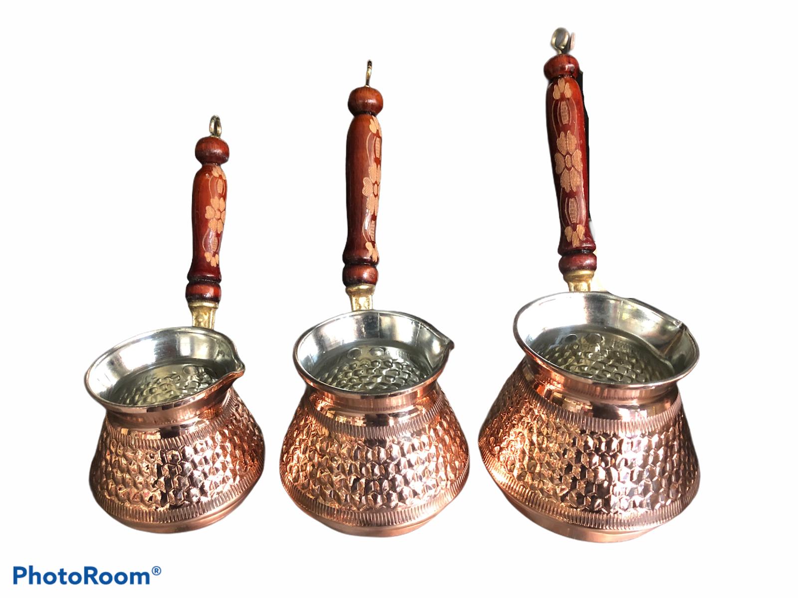 bakır cezve takımı